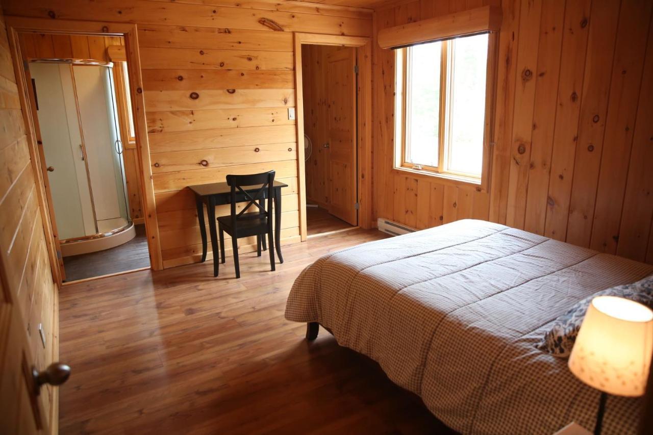 Les Chalets Du Lac Serein Saint Ludger de Milot Bagian luar foto