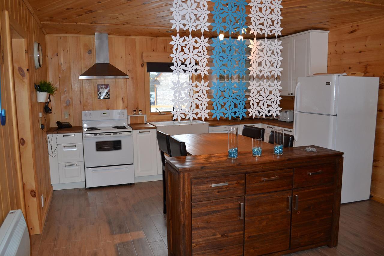 Les Chalets Du Lac Serein Saint Ludger de Milot Bagian luar foto